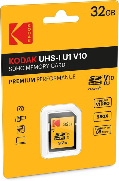 Kodak 32GB SDHC Memory Card Bundle