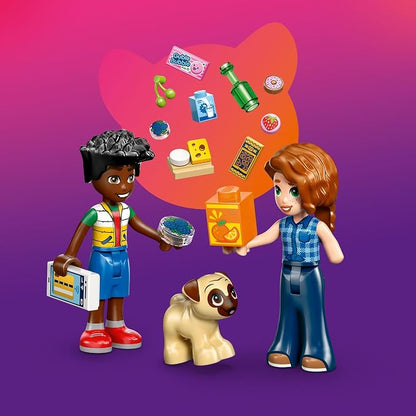 LEGO Friends Heartlake City Convenience Store Building Toy for Girls & Boys - Pretend Play Set for Kids, Ages 5+ - W/Autumn & Zac Minidolls, 1 Toy Dog, & Accessories - Gift Idea for Birthdays - 42680