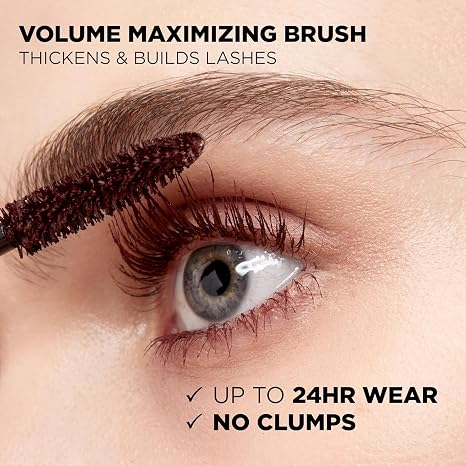 L’Oréal Paris Makeup Bundle, Includes Voluminous Original Deep Burgundy Mascara and Infallible Pro-Last Pencil Burgundy Eyeliner, 1 Eye Makeup Set