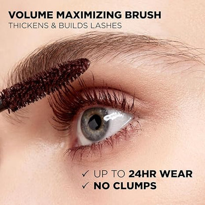 L’Oréal Paris Makeup Bundle, Includes Voluminous Original Deep Burgundy Mascara and Infallible Pro-Last Pencil Burgundy Eyeliner, 1 Eye Makeup Set