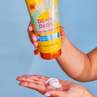Tree Hut Dewy Daisy Moisturizing Body Lotion, Ceramide and Squalene Formula Helps Protect Skin, Long-lasting Hydration Leaves Skin Feeling Soft & Moisturized, 8.5 fl oz. (Pack of 2)