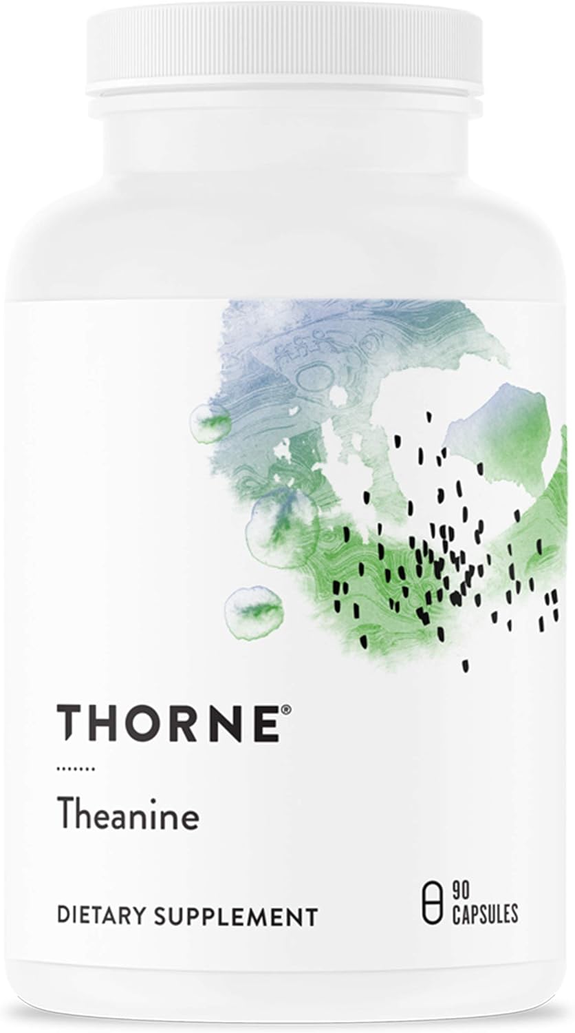 THORNE - Relax & Restore Bundle - L-Theanine and PharmaGABA-100 Duo for Stress Relief & Relaxation - 60 to 90 Servings