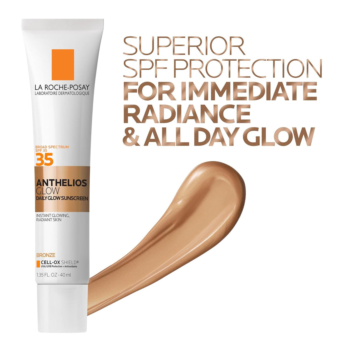 La Roche-Posay Anthleios Glow Hydrating Face Sunscreen SPF 35, in 2 Shades