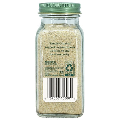 Simply Organic White Onion Powder, Certified Organic | 3 oz | Allium cepa