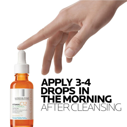 La Roche-Posay 12% Vitamin C Face Serum, 2 formulas with hyaluronic acid