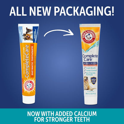 Arm & Hammer Dog Toothpaste, Enzymatic, Chicken Flavor, 6.2 oz, 6 Pack