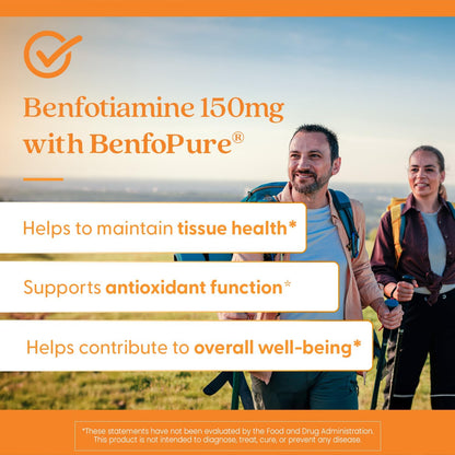 Doctor's Best Benfotiamine 150mg Supplement, Non GMO, 360 Veggie Caps