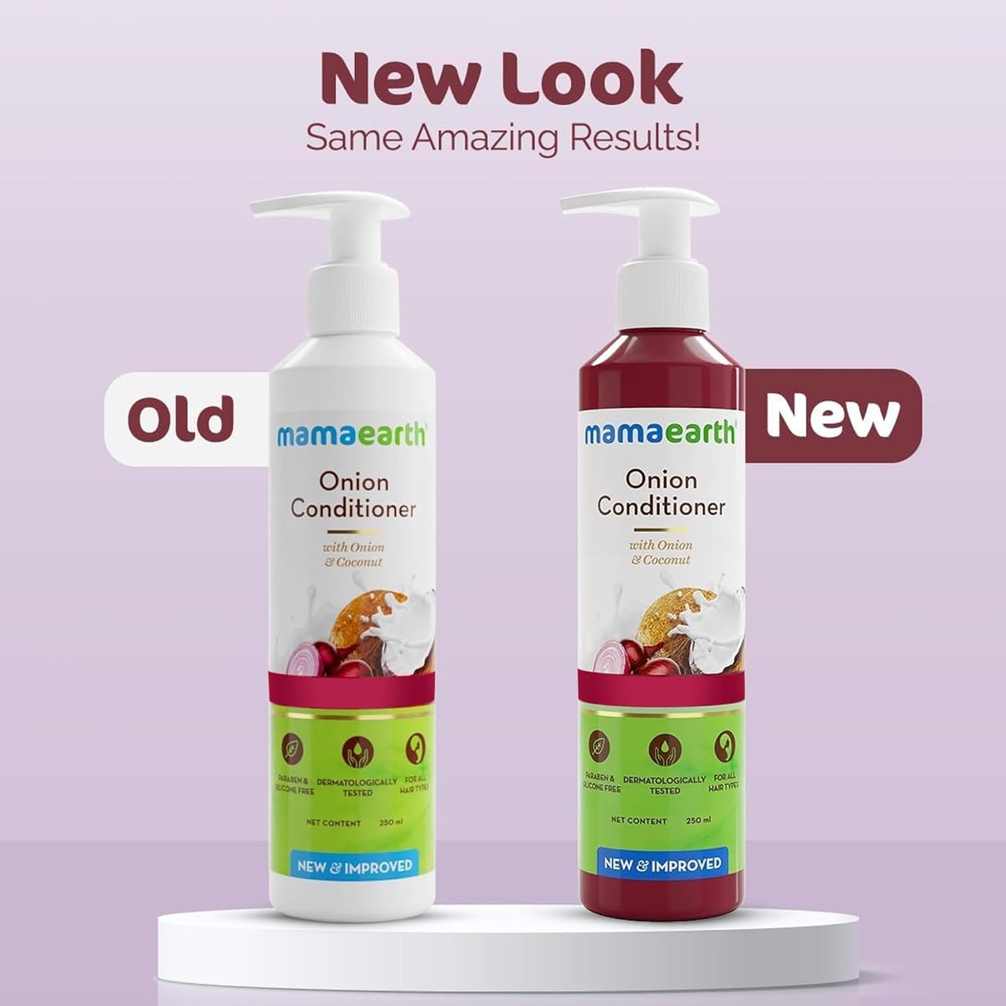Mamaearth Onion Conditioner | Anti Hair Loss & Hair Growth with Coconut Oil | Organic Deep Conditioner for Color Treated Hair | 8.45 Fl Oz (250ml)
