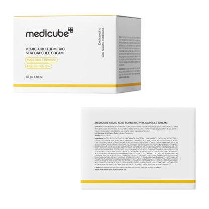 medicube Capsule Cream with Kojic Acid & Turmeric for Uneven Skin Tone