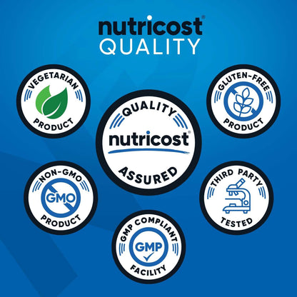 Nutricost Pre-Workout Complex Powder (Blue Raspberry) 60 Servings