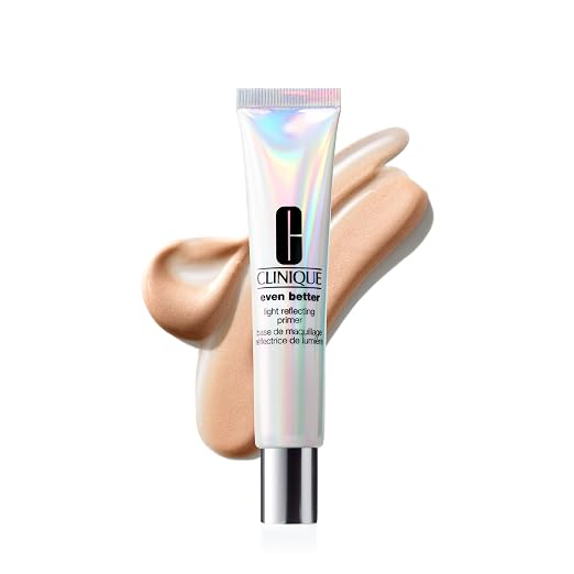 Clinique Even Better Light Reflecting Face Primer With Vitamin C + Hyaluronic Acid For All Skin Types | Hydrating, Lightweight + Illuminating Finish