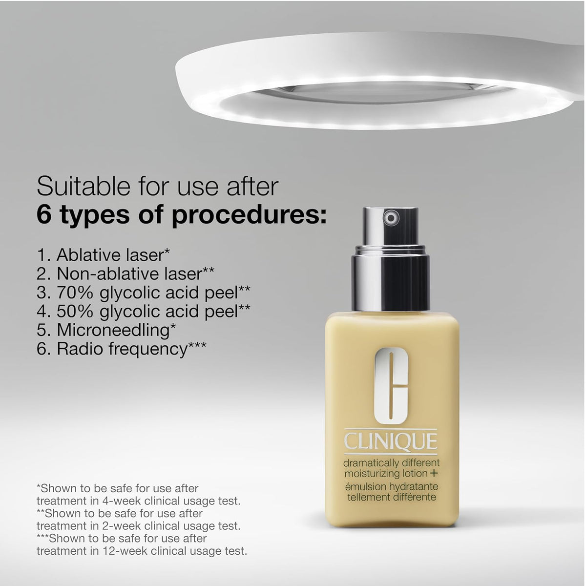 Clinique Dramatically Different Moisturizing Lotion+ | Hydrating Face Moisturizer With Glycerin and Urea | Strengthens Skin Barrier | Step 3 in 3-Step Skin Care Routine