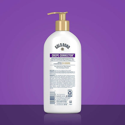 Gold Bond Age Renew Crepe Corrector Body Lotion, Replenishing & Smoothing Formula, 14 oz. & Age Renew Retinol Overnight Body & Face Lotion, With Retinol & Peptide Complex, 7 oz.