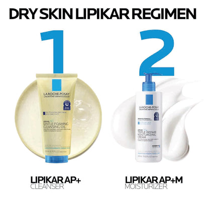 La Roche-Posay Lipikar AP+ Gentle Foaming Cleansing Oil, with Shea Butter