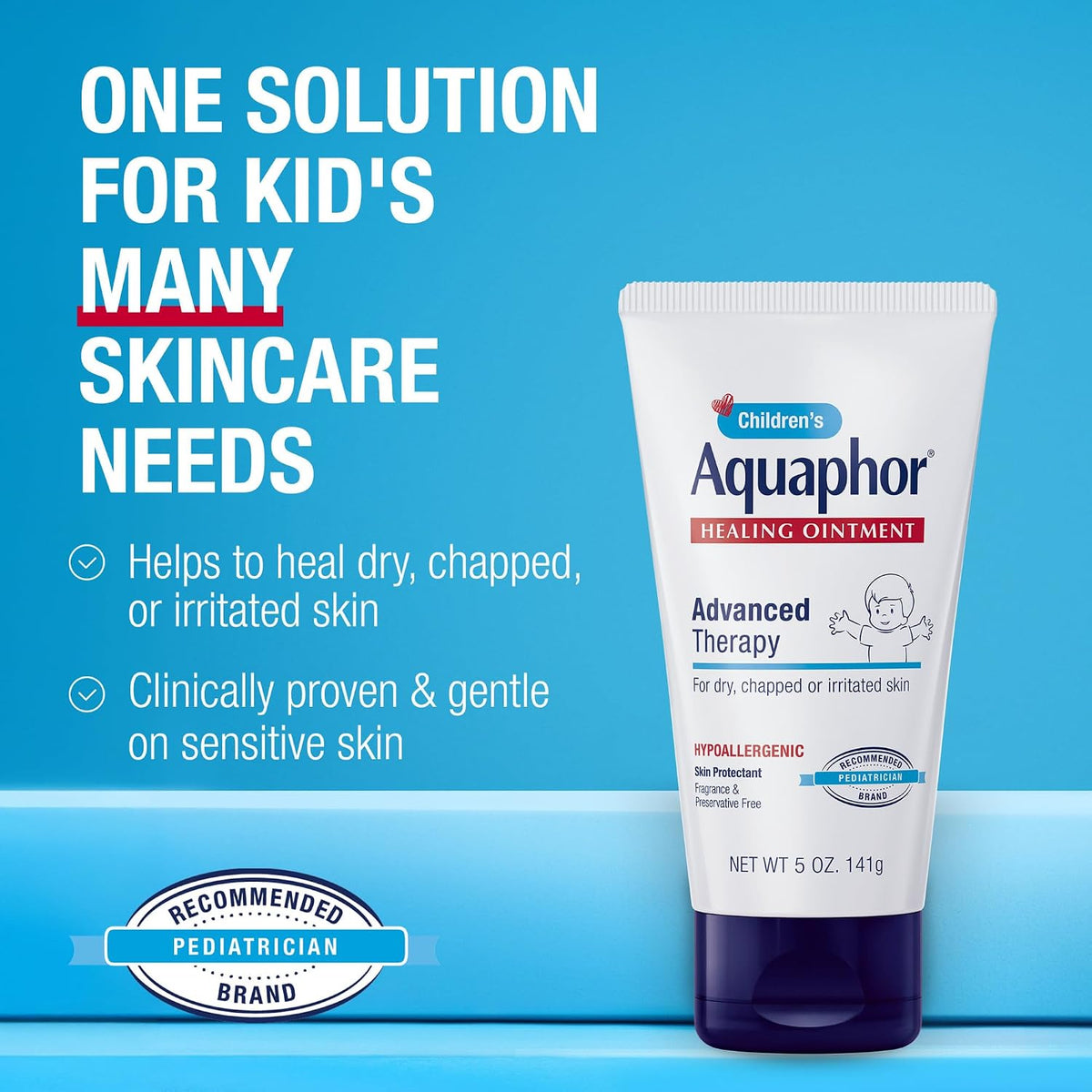 Aquaphor Children's Advanced Therapy Healing Ointment, 5 OZ