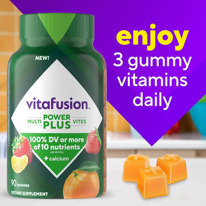 Vitafusion Power Plus Multivitamin for Men and Women | 90 Gummies