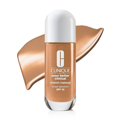 Clinique Even Better Clinical Vitamin Makeup Broad Spectrum SPF 45 With Vitamin C, Vitamin E + Vitamin B3 | Light Coverage + Vibrant Finish