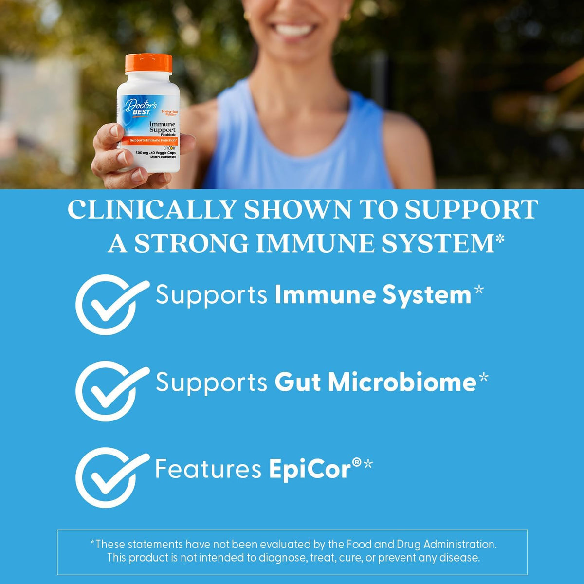 Doctors Best EpiCor Immune Support Postbiotic Supplement, 60 Veg Caps