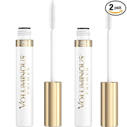 L'Oreal Paris Voluminous Lash Boosting Conditioning Primer Mascara, White Primer, 0.24 Fl Oz., 2 Count
