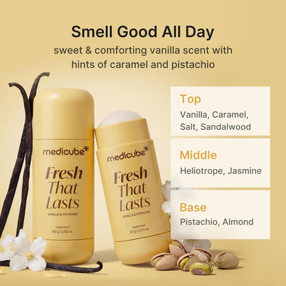 medicube Fresh Body Care Duo - Kojic Acid Body Wash & Vanilla Deodorant