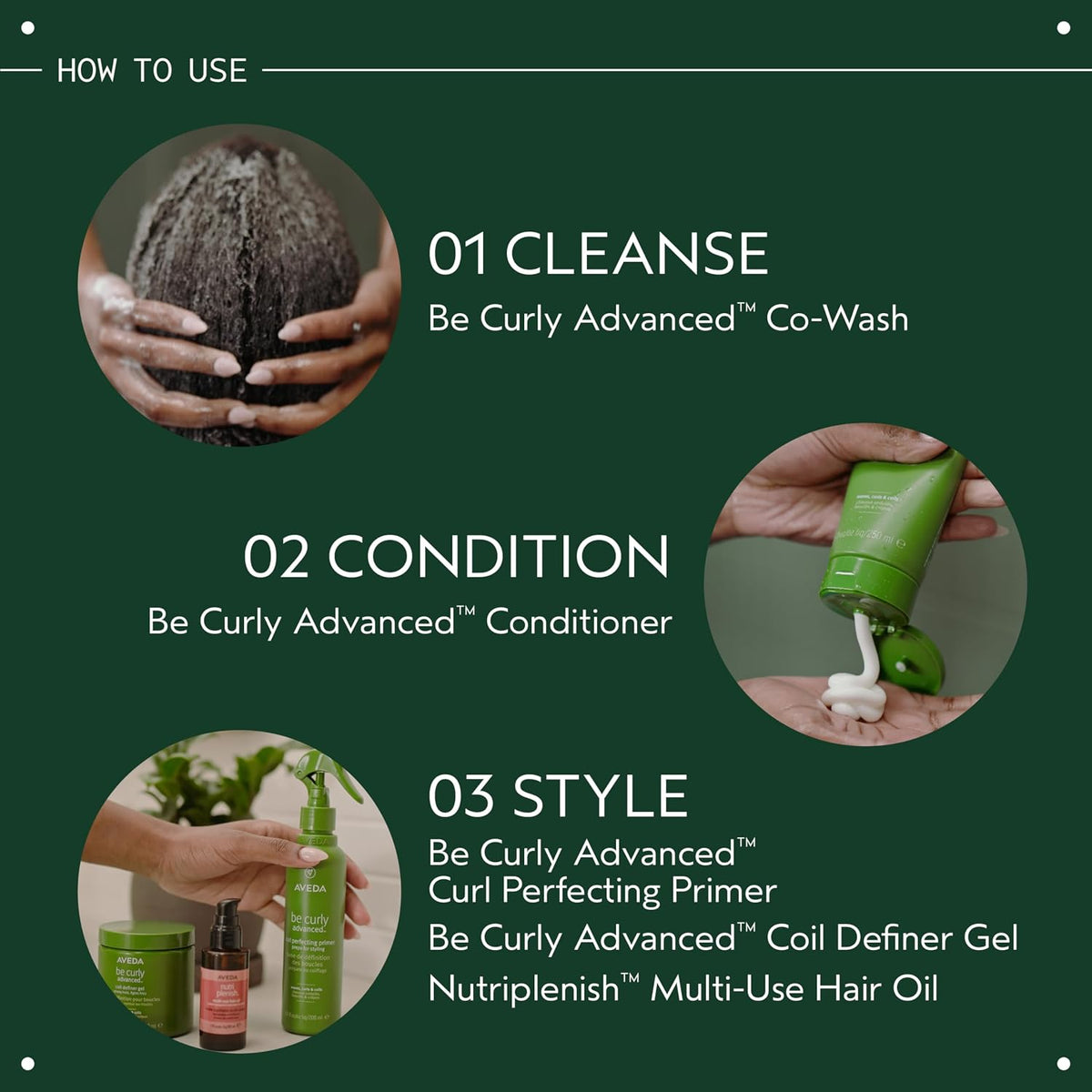 AVEDA Be Curly Advanced Co-Wash | Removes Buildup Without Stripping | Hydrates Curly & Coily Hair | Fights Frizz | Sulfate Free | Silicone Free | 98% Naturally Derived*, 11.8 Fl Oz