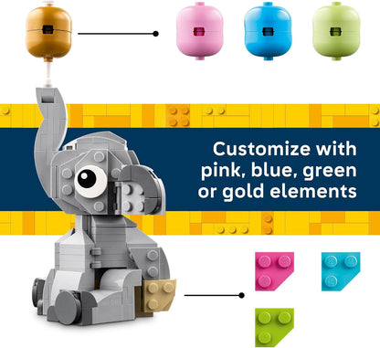 LEGO Baby Elephant in the Sky - Building Set for Adults, Ages 18+ - Nursery Decor for New Parents - Gift for Baby Showers for a Boy or Girl - 40814