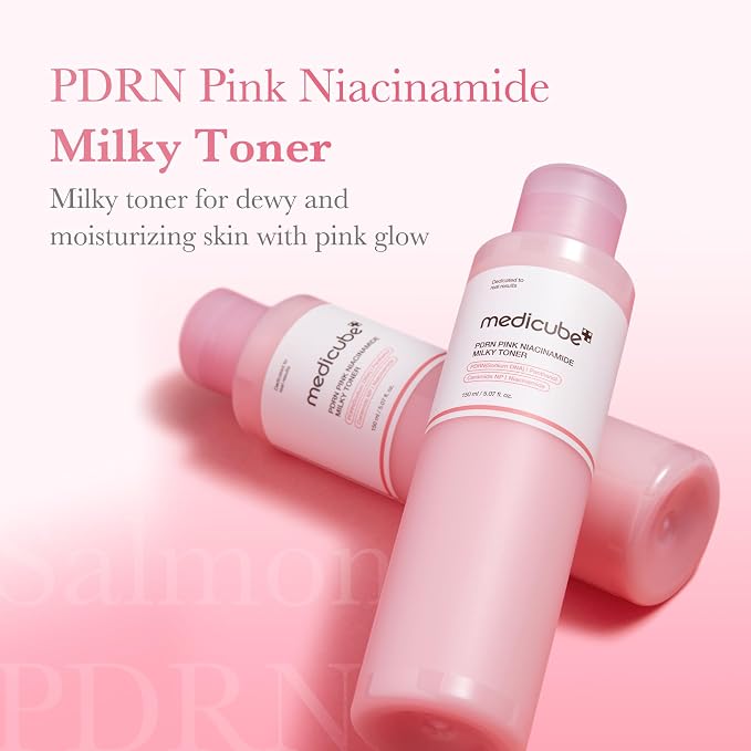 medicube PDRN Toner Salmon DNA Milky Toner, Korean Skincare, 5.07 fl.oz (Pack of 3)