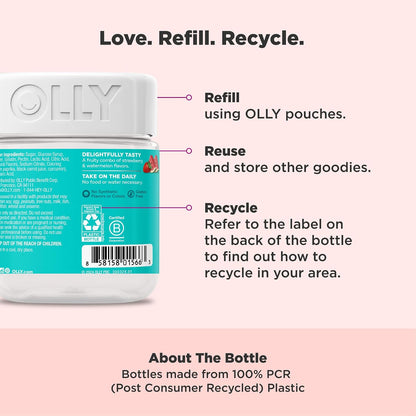 OLLY Teen Girl Multi Gummy, Healthy Skin and Immune Support*- 70 Count