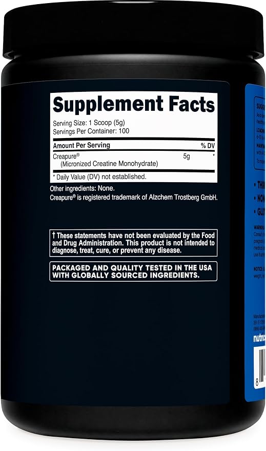 Nutricost Creapure Creatine Monohydrate 500 Grams