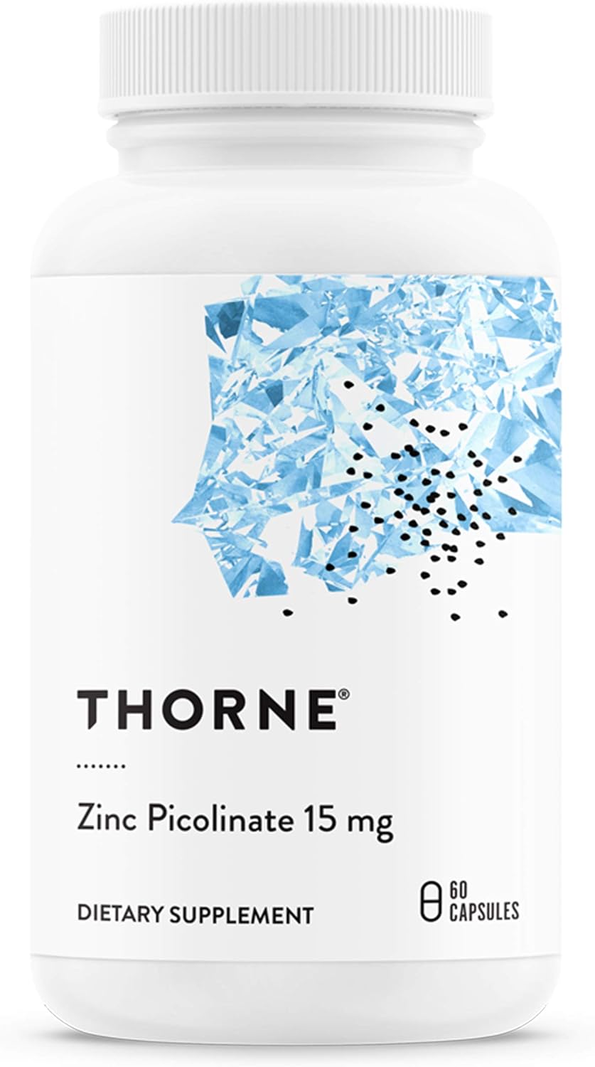 THORNE - Immune Support Bundle: Zinc Picolinate and Vitamin C Capsules - 60 Servings