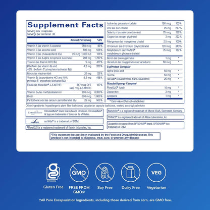 Pure Encapsulations VisionPro Nutrients, 90 Capsules