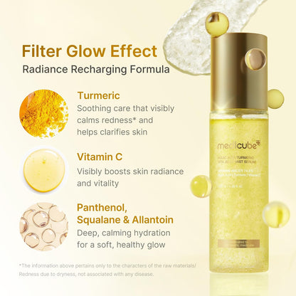 medicube Jelly Mist Serum with Kojic Acid Turmeric, Brightening Face Mist