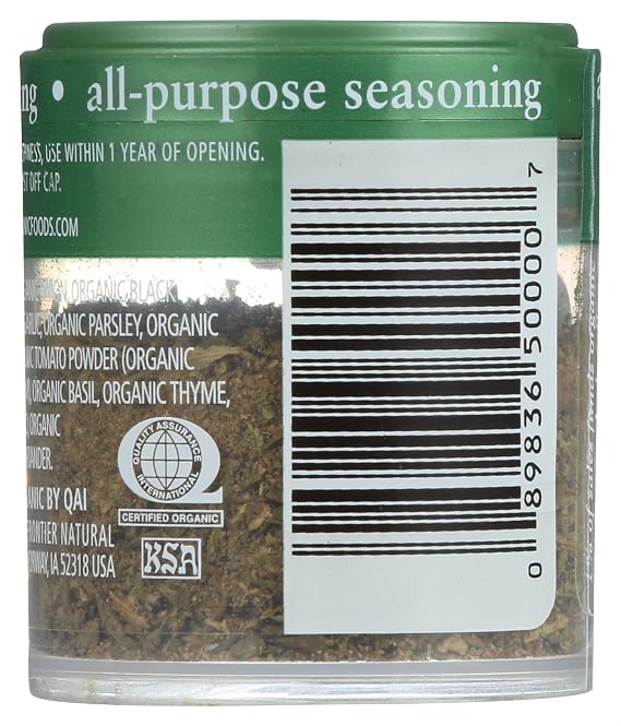 Simply Organic All-Purpose Seasoning, Certified Organic, Kosher, Mini Spices | 0.42 Ounce (Pack of 1)