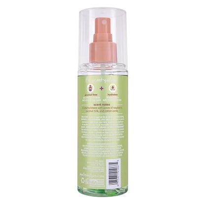Tree Hut Electric Beach Hair & Body Mist, Hydrating & Alcohol-Free Body Spray, Fragrance with Raspberry, Coconut and Cotton Candy Notes, Alcohol-Free Formula, Versatile Body Spray, 6 Fl Oz.