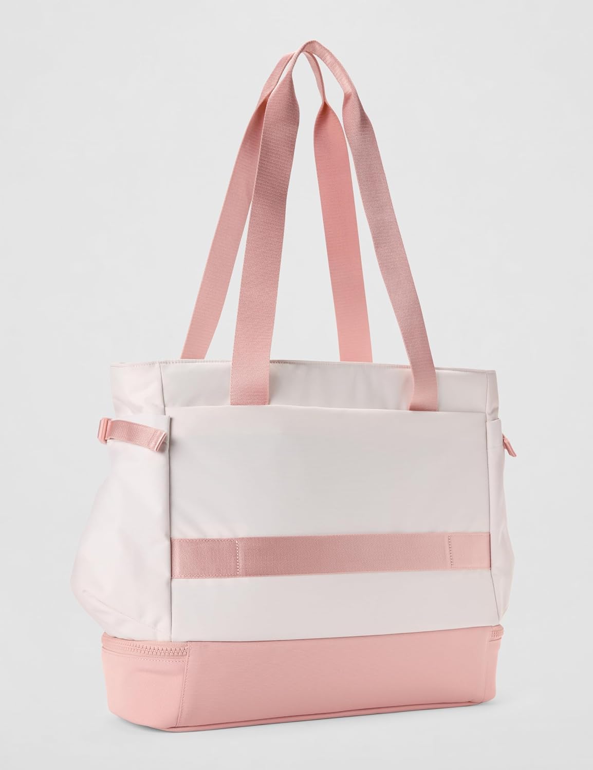 STANLEY Vitalize Tote| Gym, Work & Travel Bag with Laptop Sleeve | Expandable Bottom Compartment | Tumbler & Water Bottle Pockets | Durable Recycled Fabric | Rose Quartz