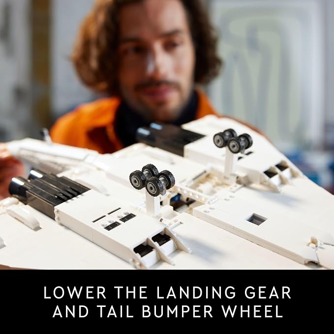LEGO Icons Concorde Model Aircraft, Gift for Adults, Build a Replica Model of the World’s Most Famous Supersonic Commercial Passenger Plane with Authentic Details and Functional Pieces, 10318