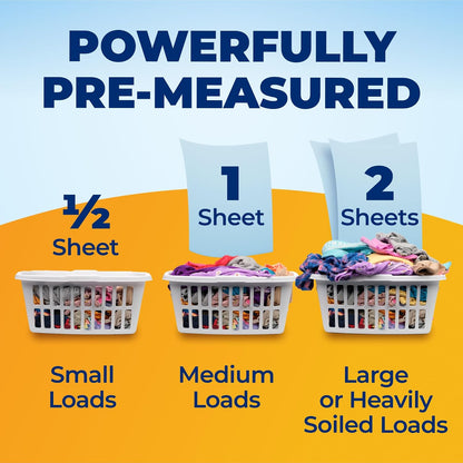 ARM & HAMMER Power Sheets Laundry Detergent, Fresh Breeze, 35 Count