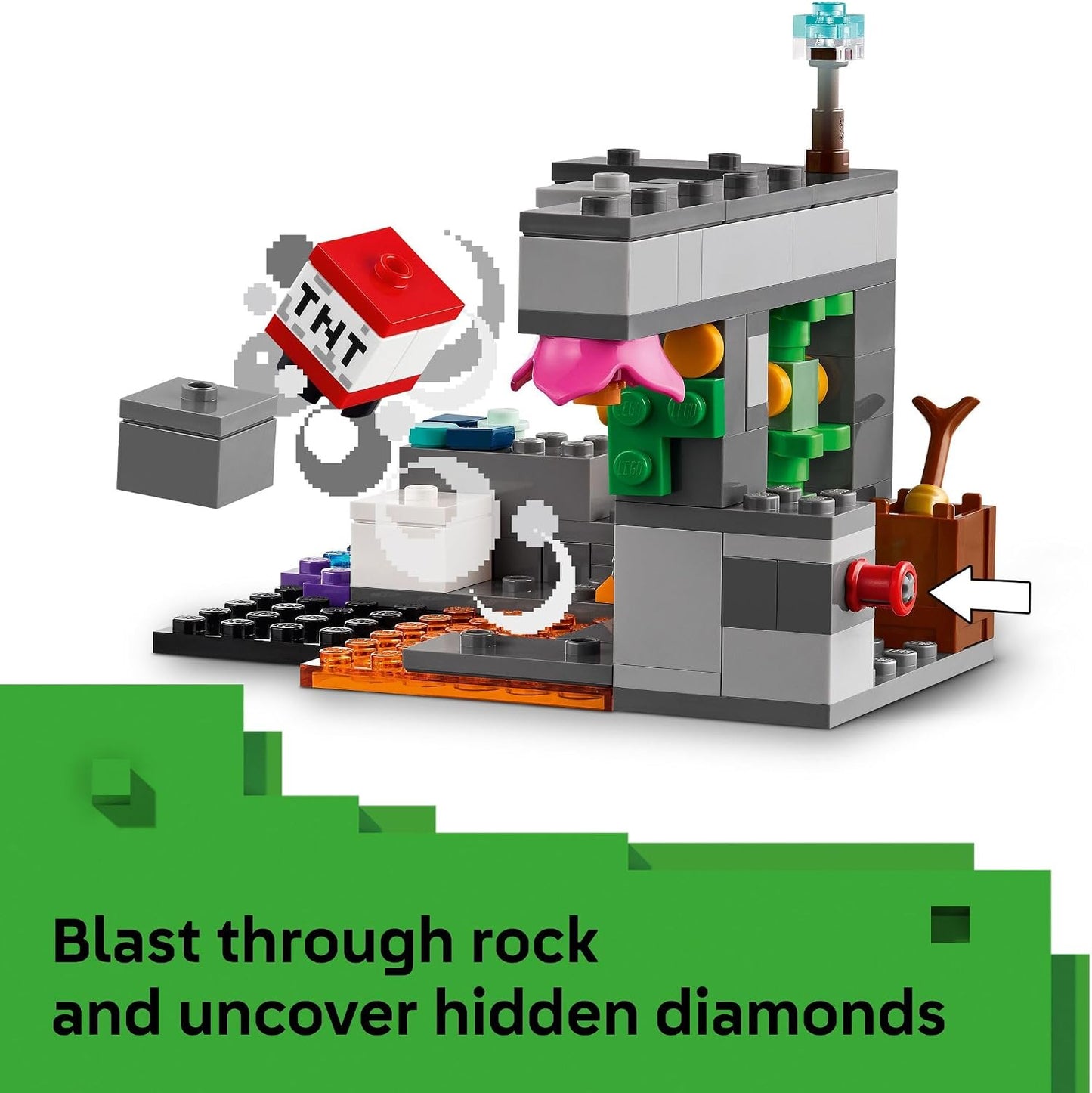 LEGO Minecraft The Warden Encounter Kids Toy - Collectible Building Set for Boys and Girls 7+- with Silent Ranger Minifigure - Great Birthday Gift for Gamers and Kids Who Love Minecraft Toys - 21274