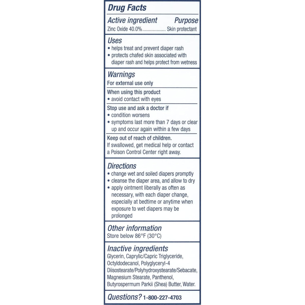 Aquaphor Baby Diaper Rash Paste with Zinc Oxide, Talc Free, 3.5 OZ