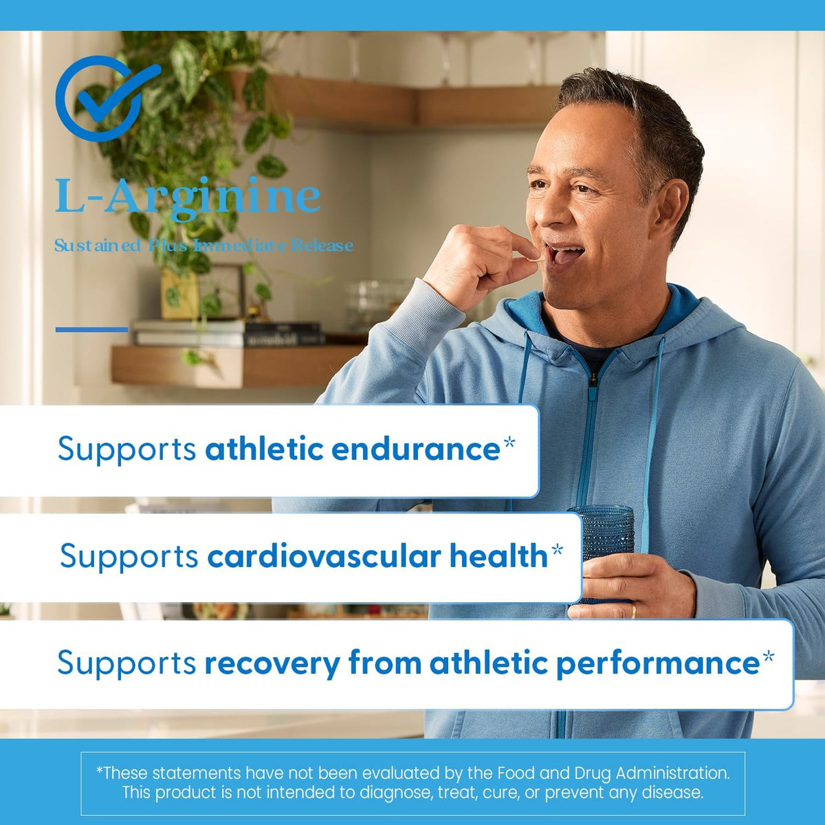 Doctor's Best L Arginine Supplement, for Men & Women, 120 Bilayer Tablets
