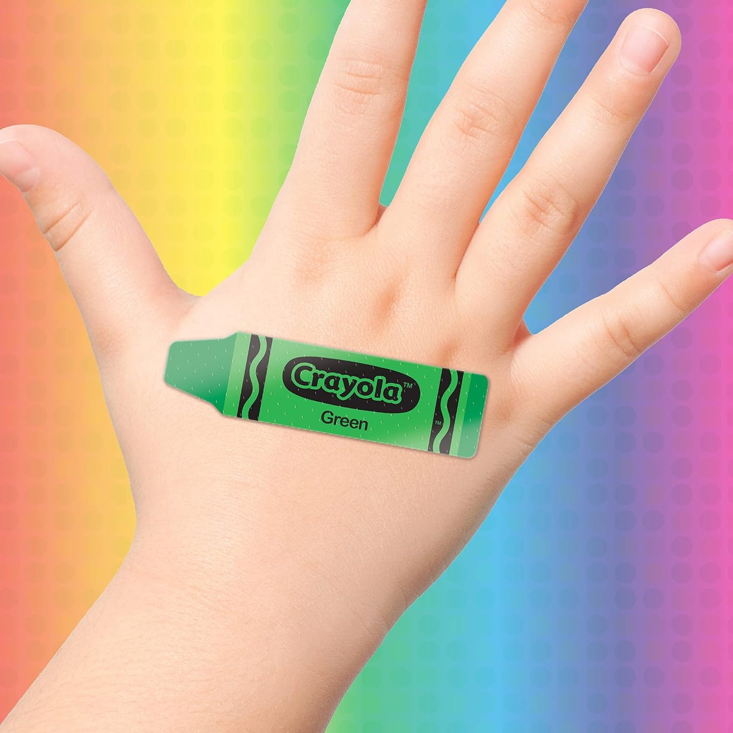 Crayola Shaped Kids Adhesive Bandages, 100 Count | For Minor Cuts, Scrapes, & Burns. Great for Birthdays, School Supplies, Stickers, Stocking Stuffers & White Elephant Gifts