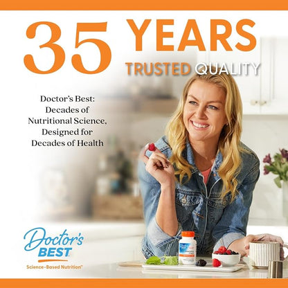 Doctors Best 5-HTP 100mg Capsules, Non-GMO, Gluten Free, 60 Veg Caps