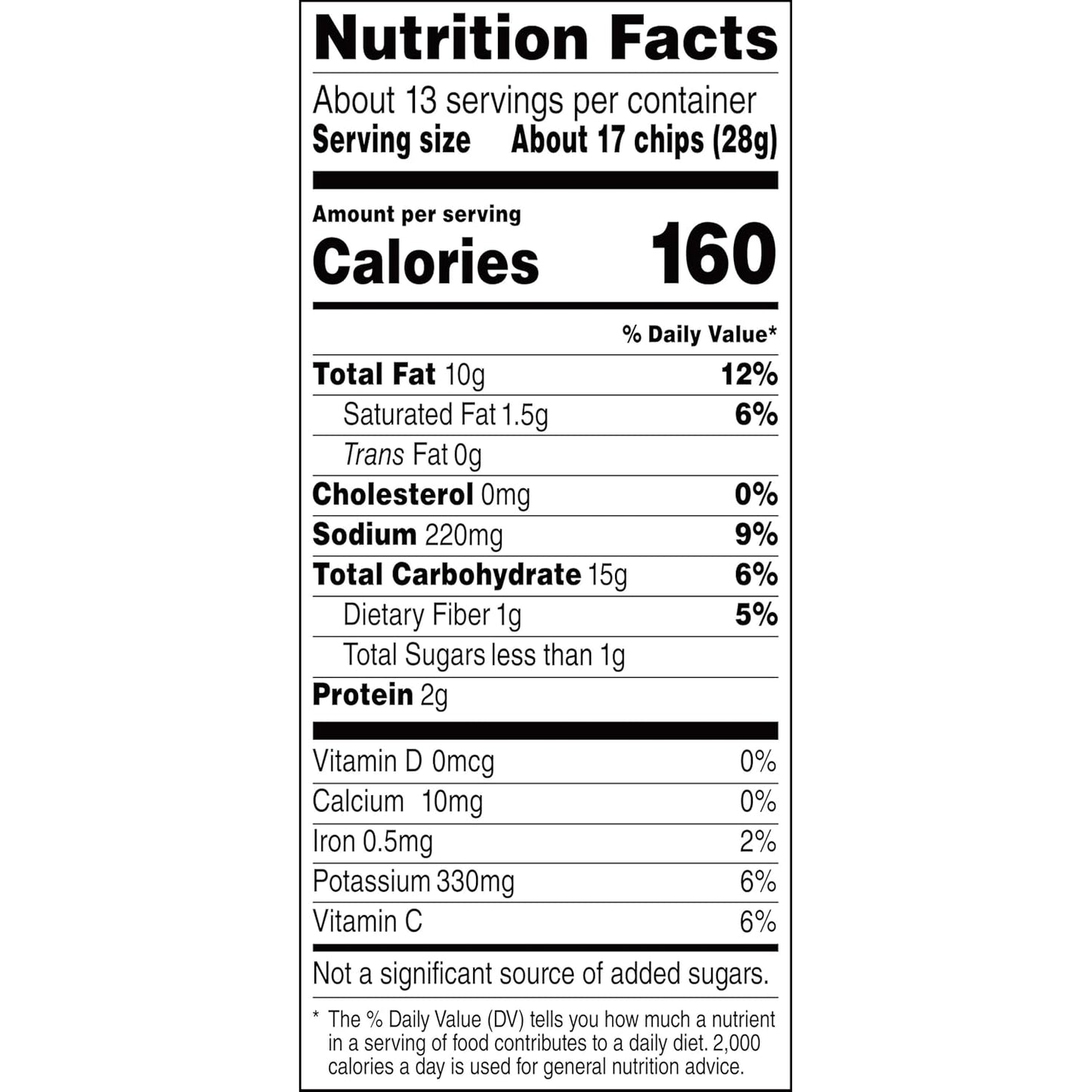 Lay's Potato Chips Salt & Vinegar, 12.5 Oz