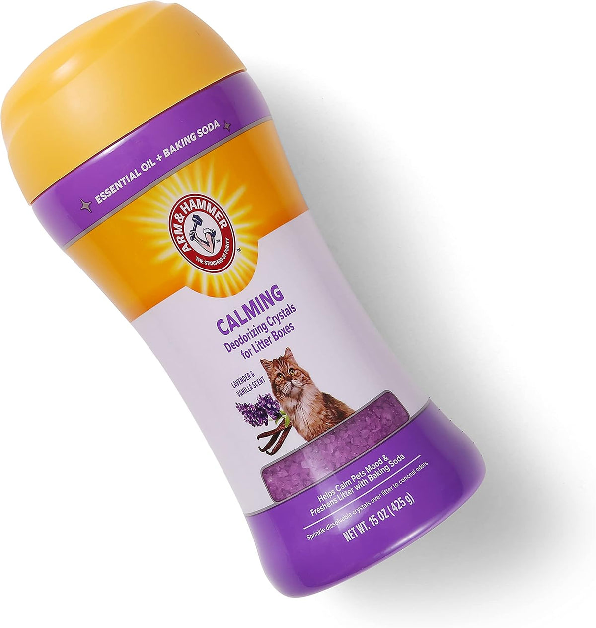 Arm & Hammer - Cat Litter Deodorizer, Lavender Vanilla Crystals, 15 oz