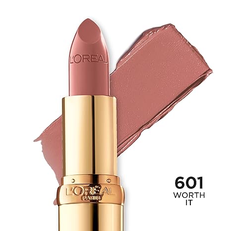 L’Oréal Paris Colour Riche Lipstick and Lip Liner Set, Includes 1 Satin Lipstick and 1 Creamy Lip Pencil For Bold, Nourished Lip Color, Worth It, 1 Kit