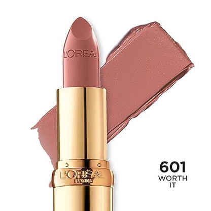 L’Oréal Paris Colour Riche Lipstick and Lip Liner Set, Includes 1 Satin Lipstick and 1 Creamy Lip Pencil For Bold, Nourished Lip Color, Worth It, 1 Kit
