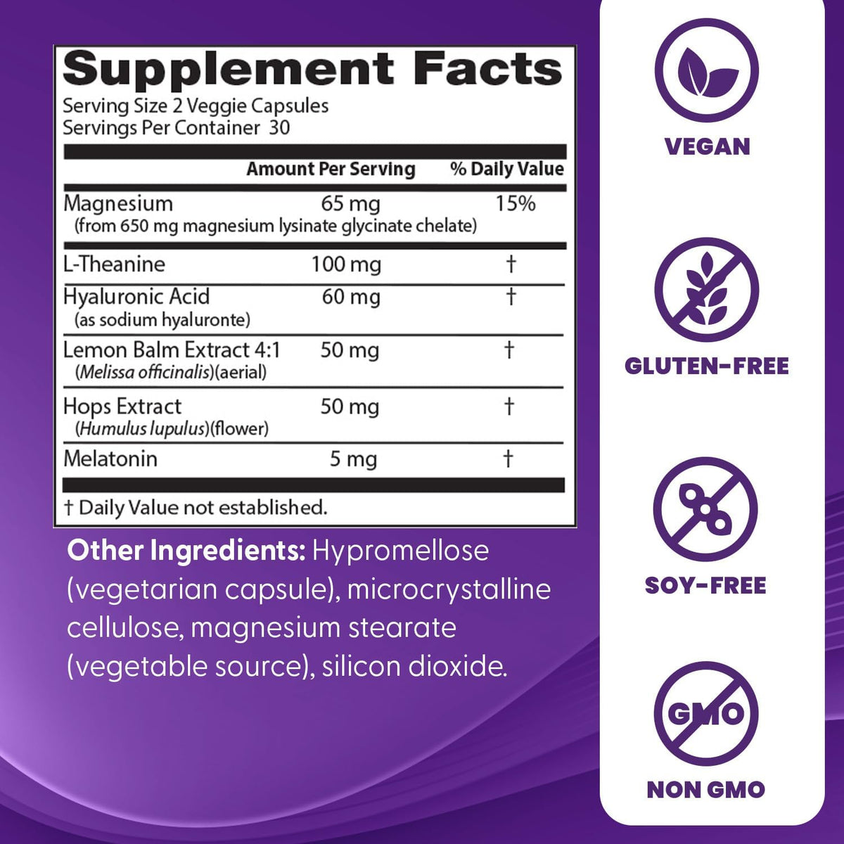 Doctors Best Womens Beauty Sleep with Magnesium, Theanine, Melatonin, Sleep & Relaxation Support, Non-GMO, Gluten Free, Soy Free, Vegan 60 Veggie Caps