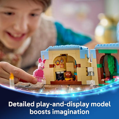 LEGO Disney Piglet's Birthday Fun Building Toy - Winnie The Pooh Toy for Girls & Boys, Ages 9+ - Gift for Birthdays - Kids Room Decor - 43305