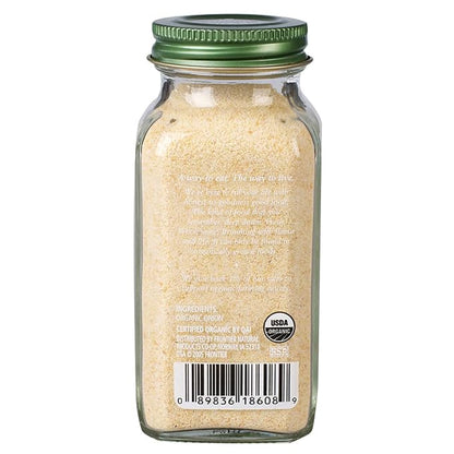 Simply Organic White Onion Powder, 3-Ounce Jar, Organic US Grown Onions, Real Onion Taste Without The Tears, Kosher, Non GMO (Pack of 2)