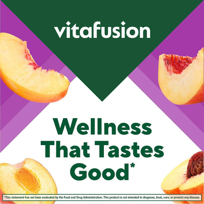 Vitafusion Kids Melatonin Gummy Supplements,Tropical Peach Flavored Sleep Support Supplements (1),50 Count (Pack of 2)